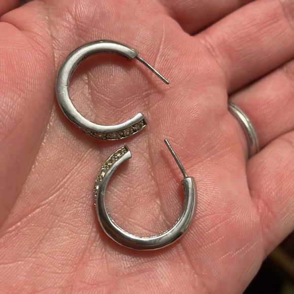 925 Rhinestone Earrings - Picture 4 of 10